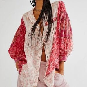 Free People Sun Valley Bandana Tunic